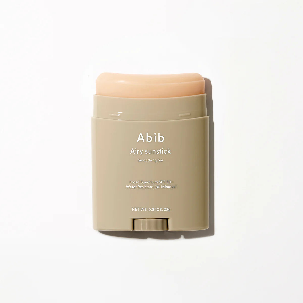 Abib Airy Sunstick Smoothing Bar met SPF50+ PA++++ in minimalistische verpakking