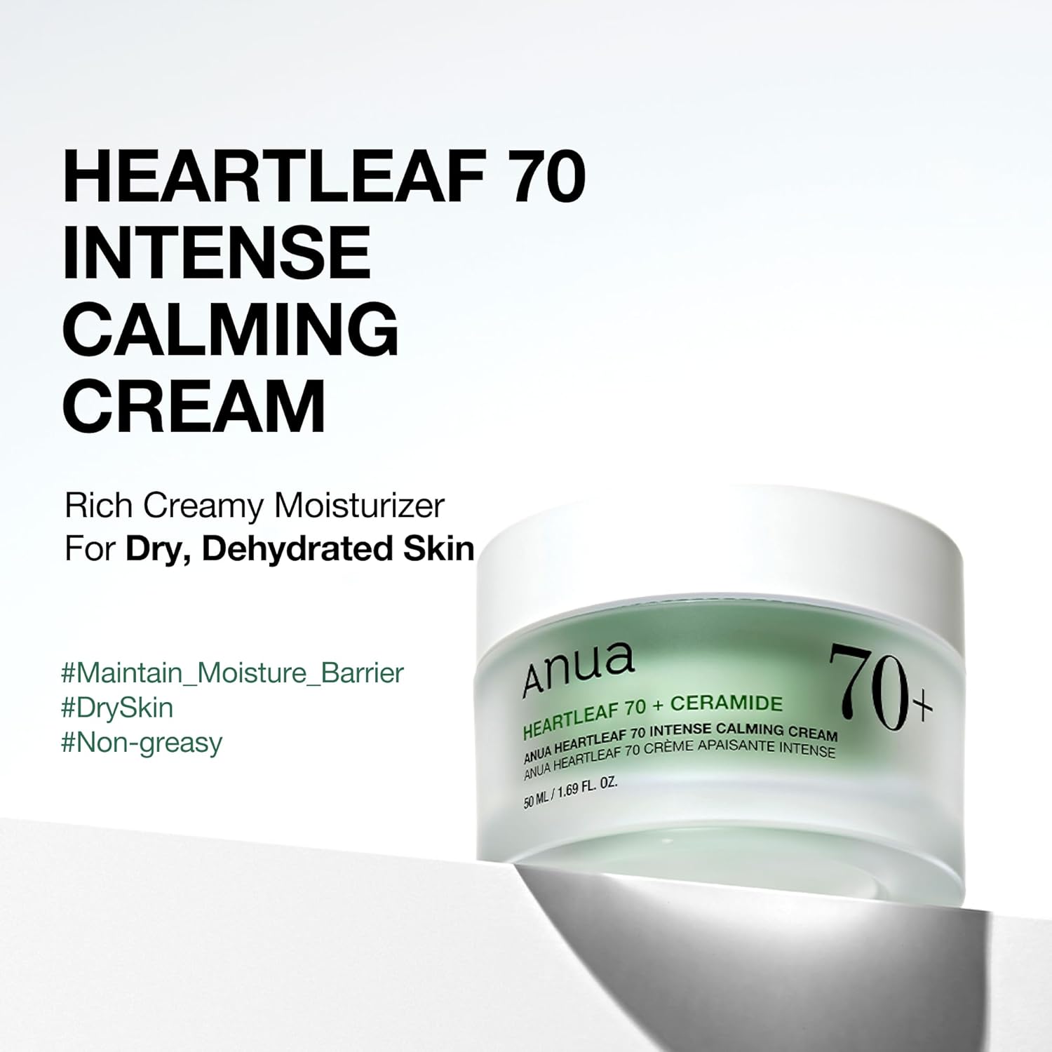 ANUA Heartleaf 70% Intense Calming Cream kenmerken – K-beauty