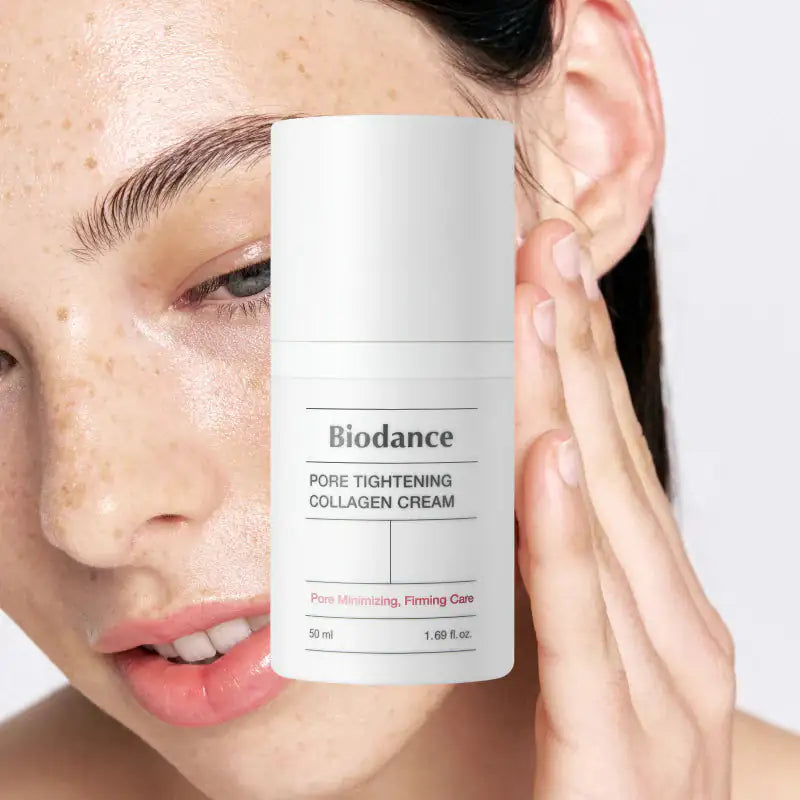 Biodance collageencrème voor poriënverstrakking, witte fles met dop, 50 ml
