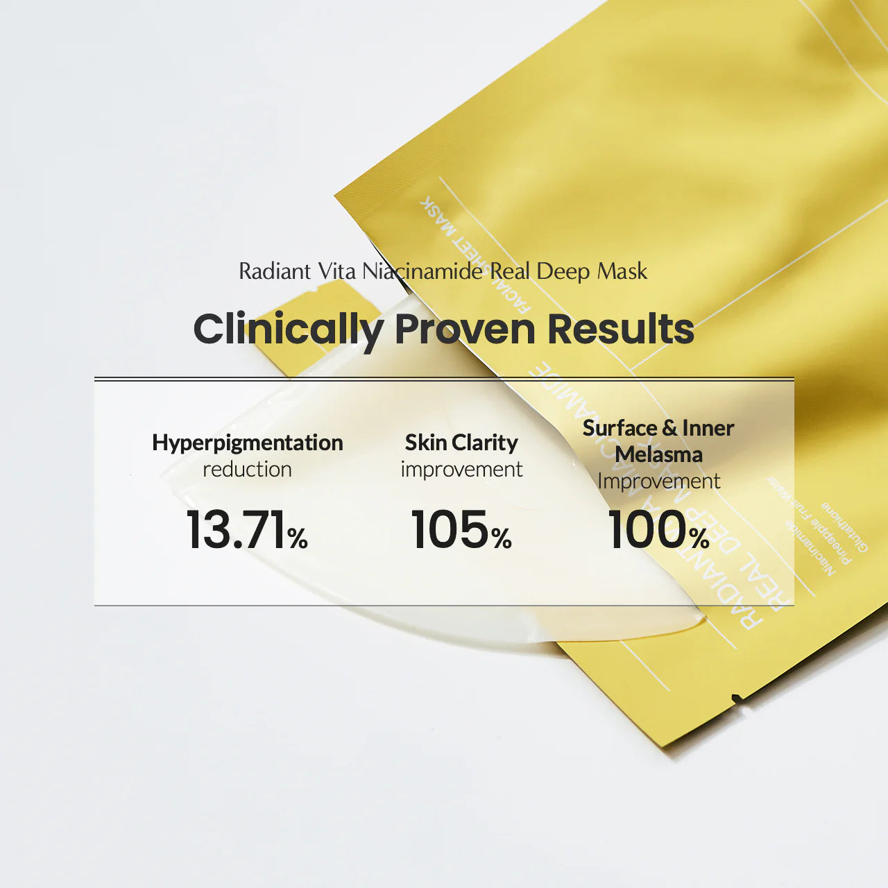 Biodance Radiant Vita Niacinamide Real Deep Mask PROVEN RESULTS