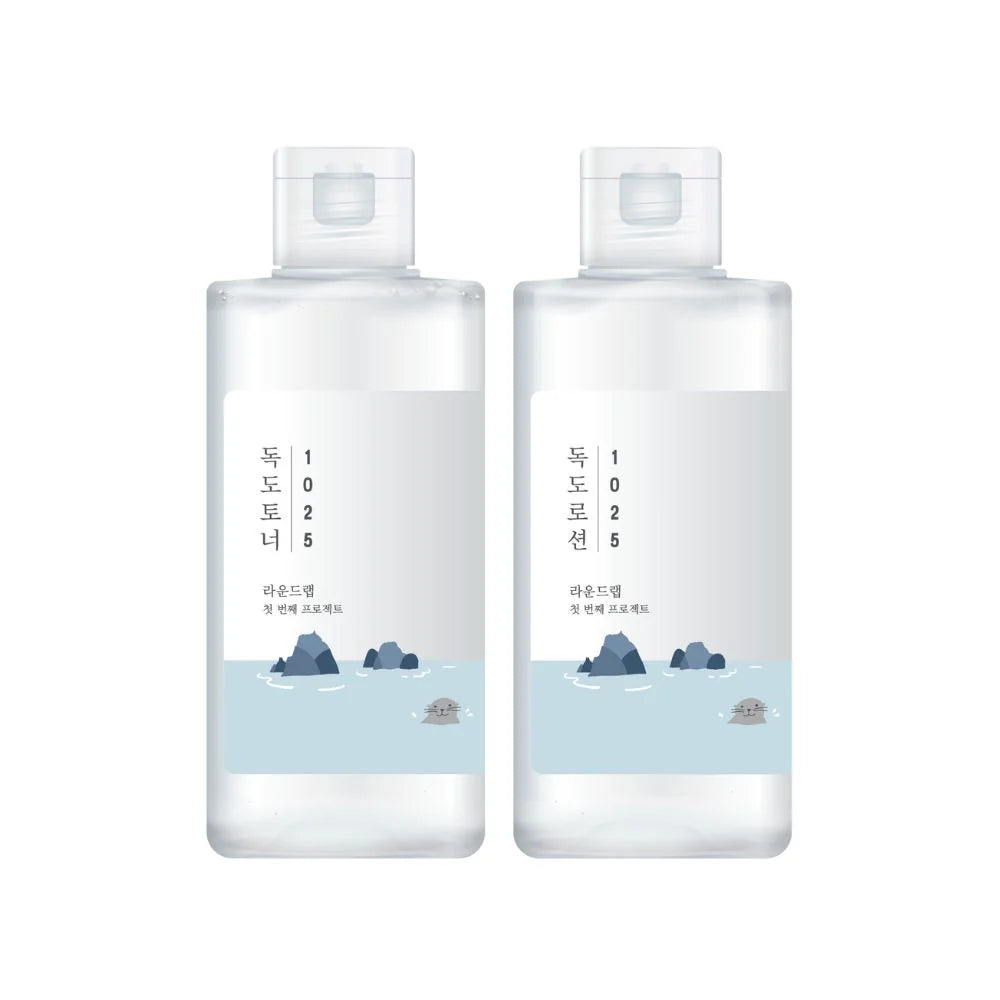 De Round Lab 1025 Dokdo Toner 200ml + Dokdo Lotion 200ml Set