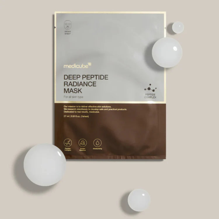 Deep Peptide Radiance Mask van Medicube texture