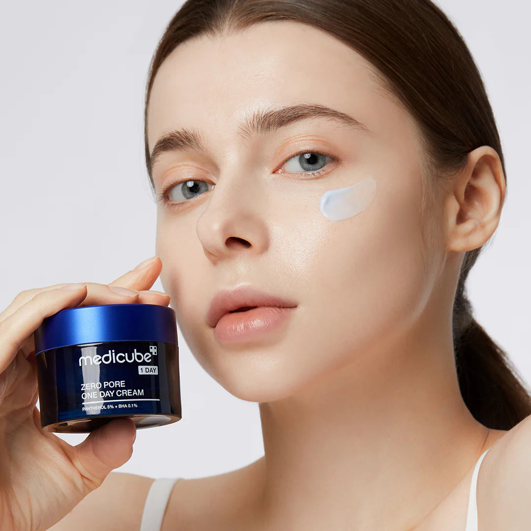 medicube zero pore one day cream model