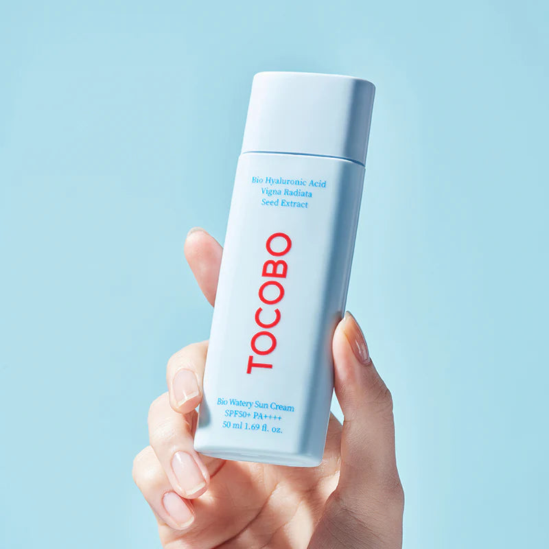 Lichte vegan zonnecrème van TOCOBO met hoge zonbescherming