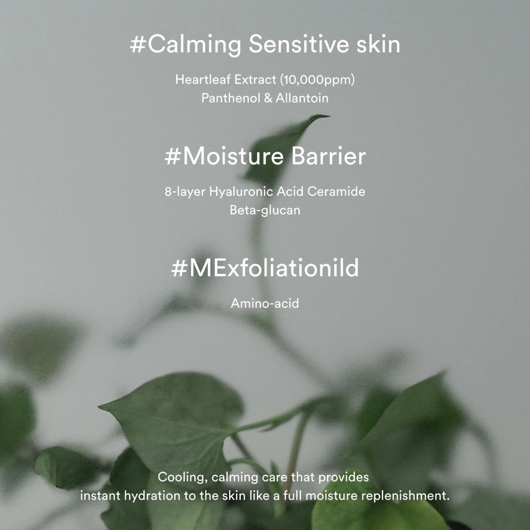 Calming sensitive skin
