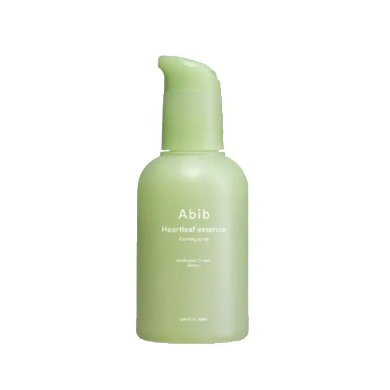 Abib Heartleaf Essence Calming Pump Kalmerende essence-pomp, lichtgroene pompflacon van Abib