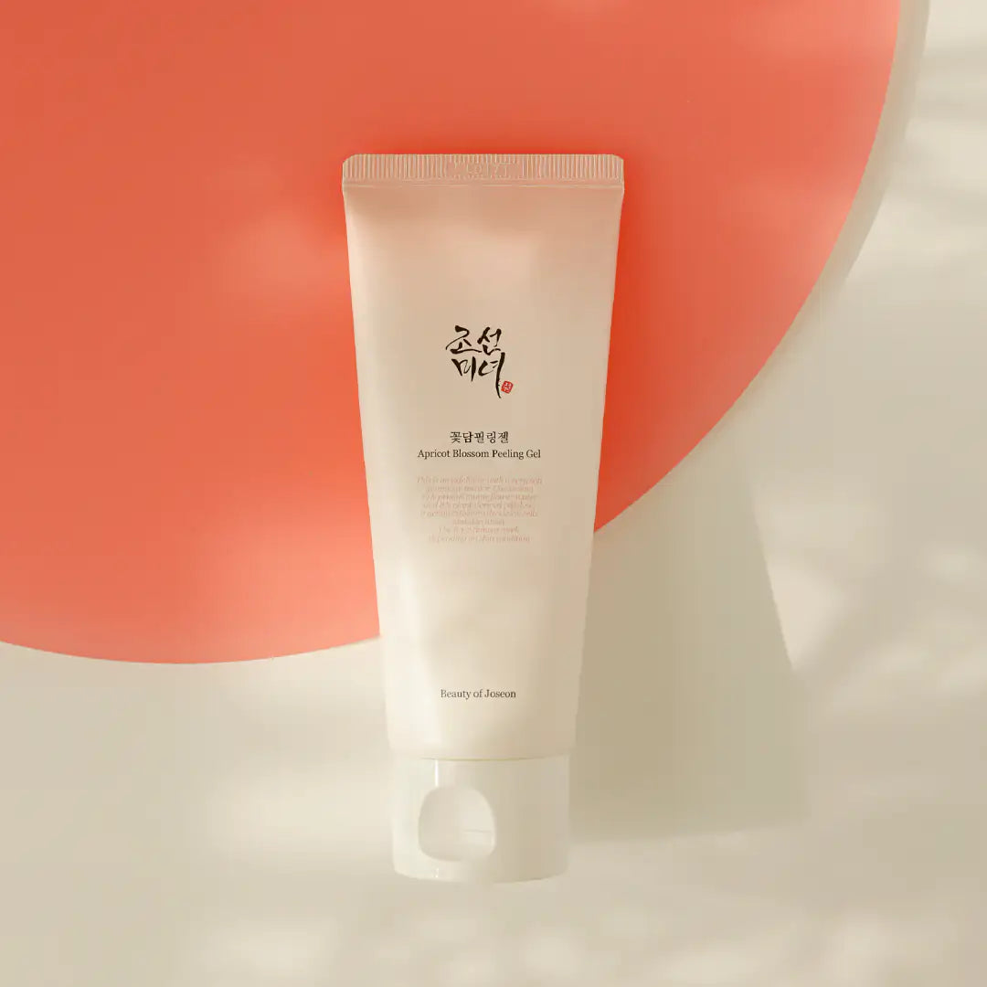 Abrikozenbloesempeelinggel tube met lichte roze dop; Beauty of Joseon