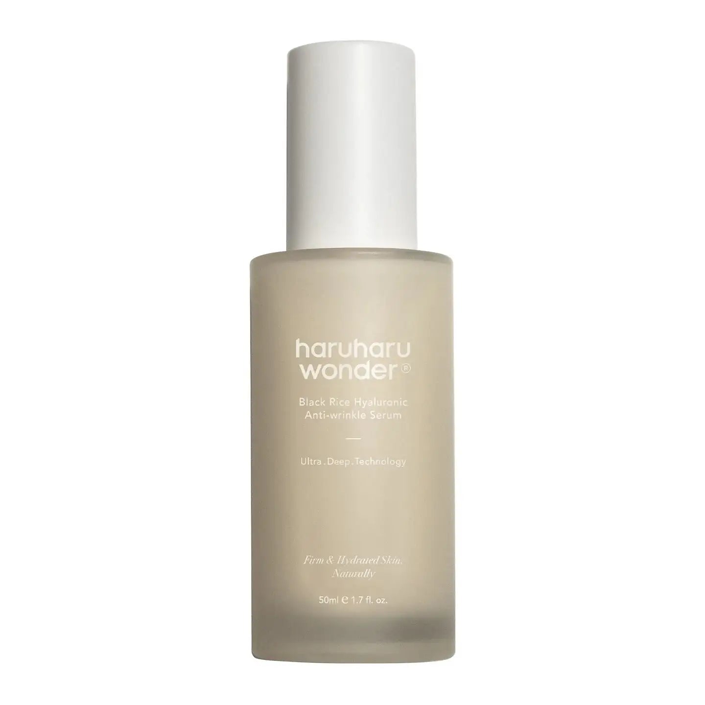 Haruharu WONDER Black Rice Hyaluronic Anti-Wrinkle Serum Serumfles haruharu wonder met witte dop, beige fles