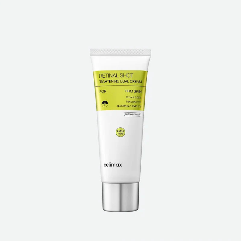 Hoofdfoto tube witte achtergrond Celimax THE VITA-A Retinal Shot Tightening Dual Cream 50ml