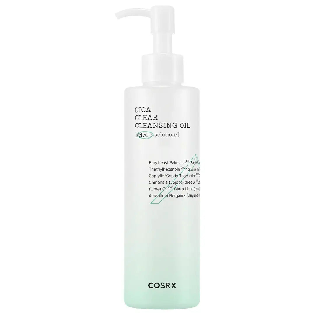COSRX Cica Clear reinigingsolie flacon met doseerpomp