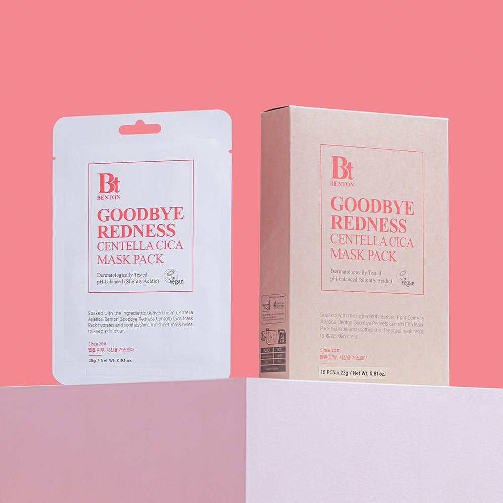 Benton Goodbye Redness Centella Mask Pack Packaging