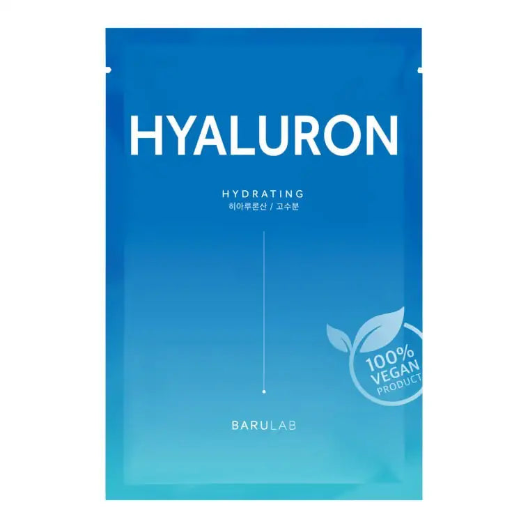 Hyaluron hydraterend maskerzakje van BARULAB, 100% vegan