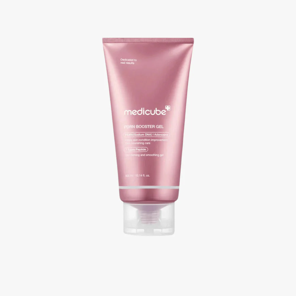 Booster gel in roze tube, cosmetische gel, 300 ml