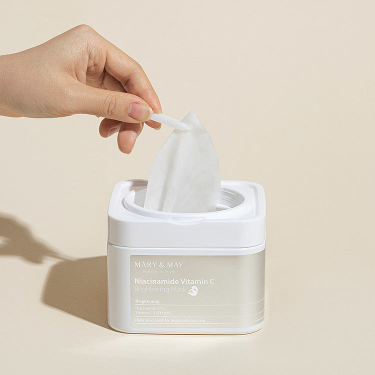 Aufhellende Niacinamid-Vitamin-C-Maske