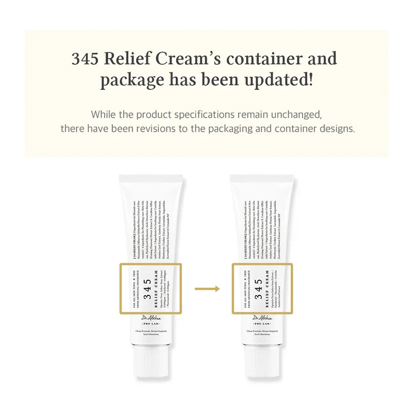  Dr. Althea 345 Relief Cream  update packaging