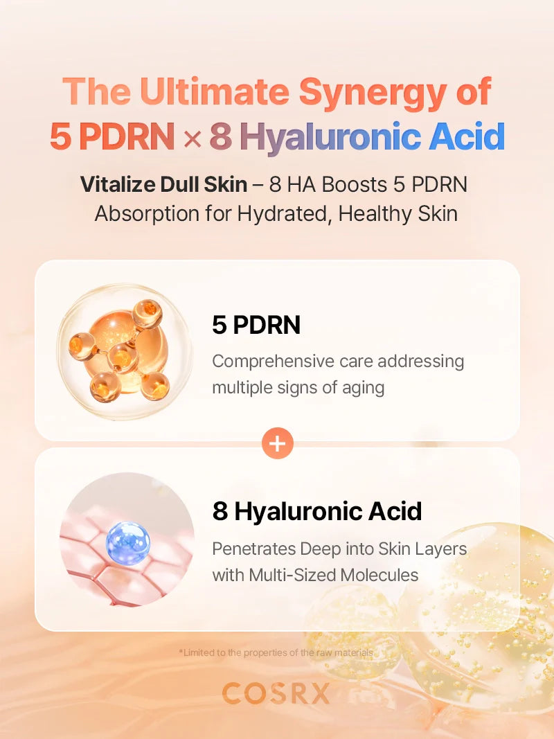 5 PDRN Hyaluronic Acid Vital Hydrating Hydrogel Mask