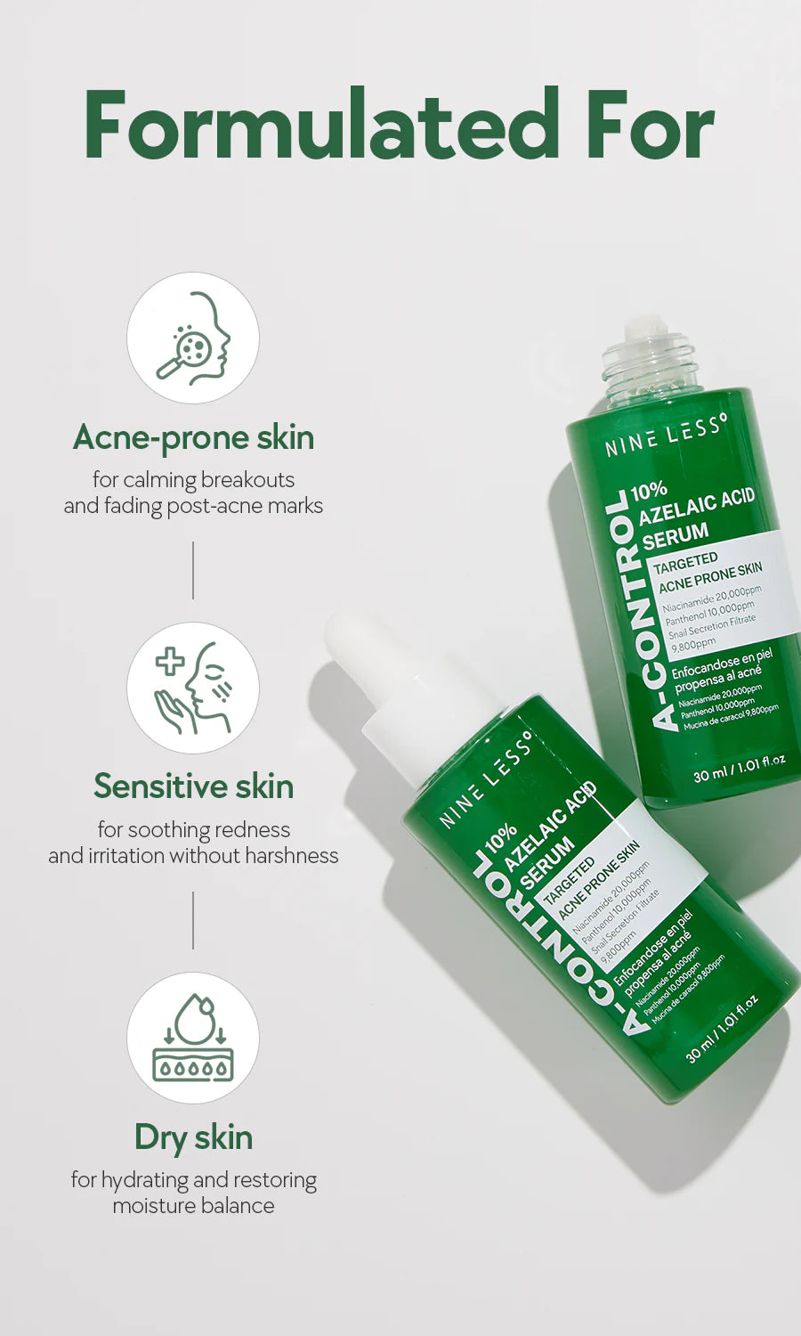 A-Control 10% Azelaic Acid Serum 30ml