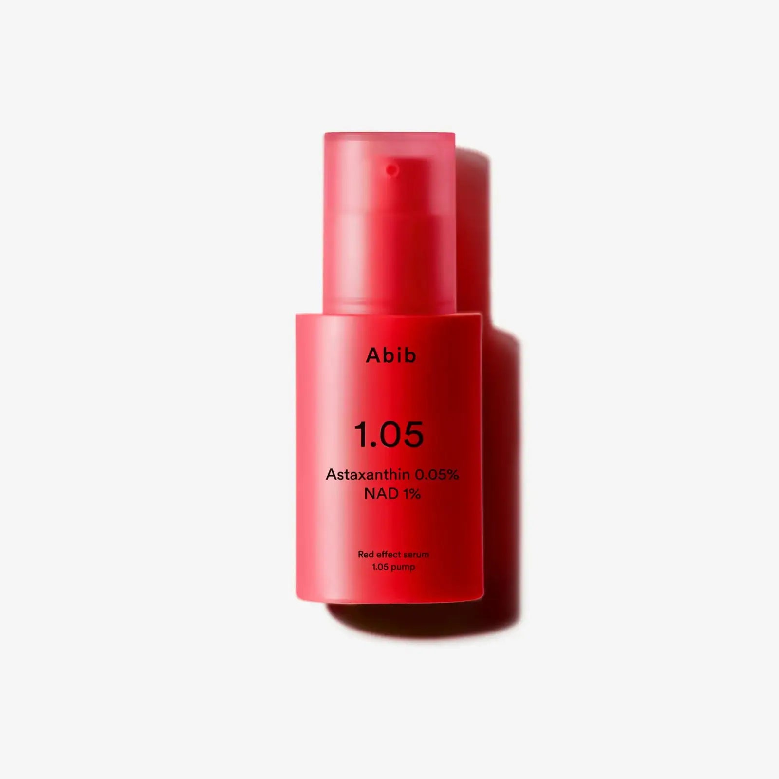 Abib Abib Red Effect Serum 1.05 Pump Rode Abib 1.05 serumfles met pomp en rode dop.