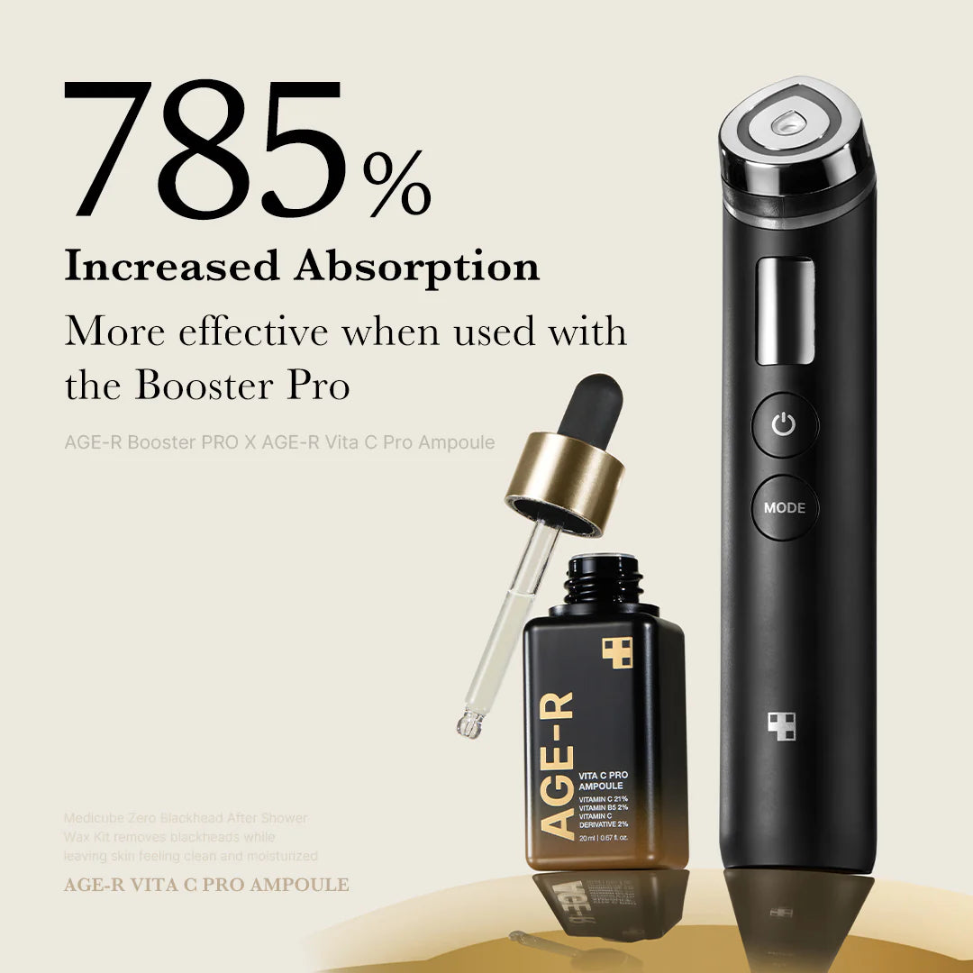 AGE-R Vita C Pro Ampoule 20ml more efective with Booster Pro