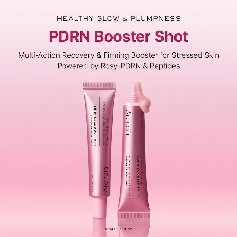Arencia PDRN Booster Shot – ondersteunt huidherstel, kalmeert roodheid en stevigt de huid