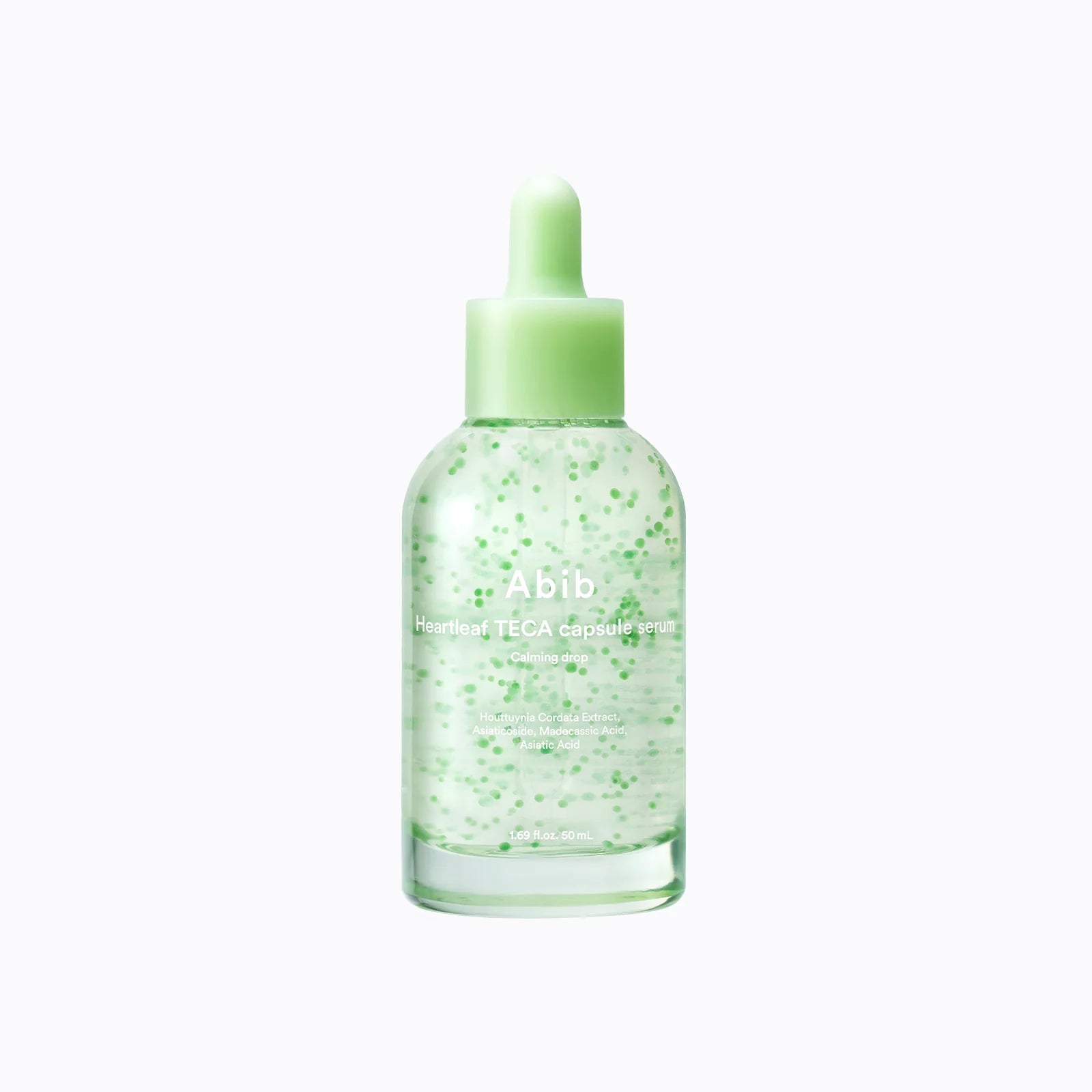 Met de Abib Heartleaf TECA Capsule Serum Calming Drop kun je genieten van een gekalmeerde, gehydrateerde en stralende huid.