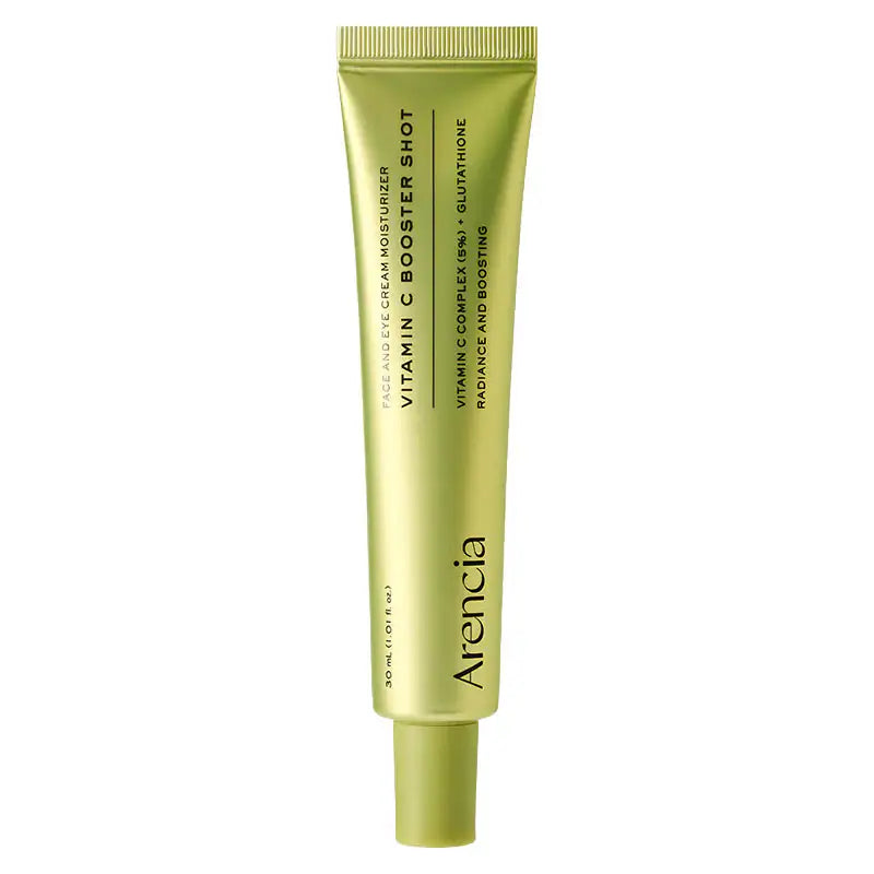 ARENCIA Vitamin C Booster Shot Vitamine C booster van Arencia, gouden tube met dop en opdruk