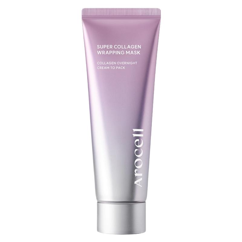 Arocell Super Collageen Wrapping Masker tube 80ml staand op witte achtergrond
