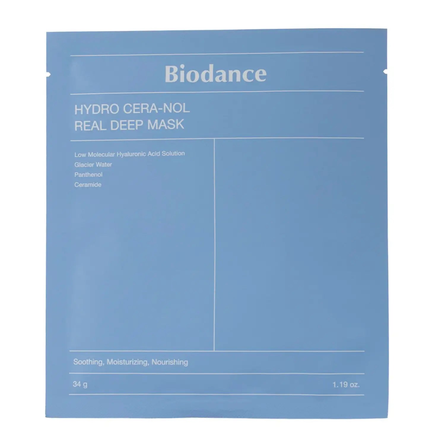 Biodance Hydro Cera-nol Real Deep Mask verpakking