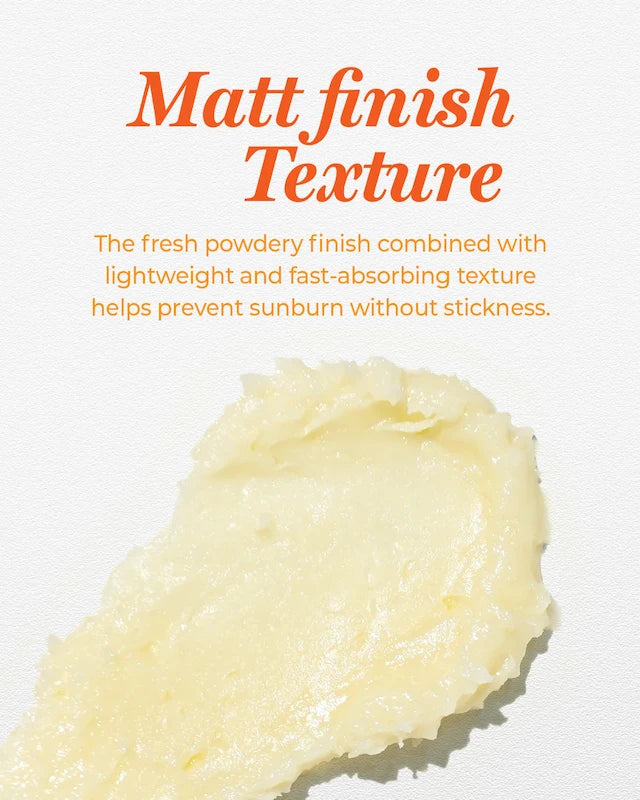 Nature Republic California Aloe Fresh Powdery Sun Stick SPF50+ matte poederachtige finish textuur
