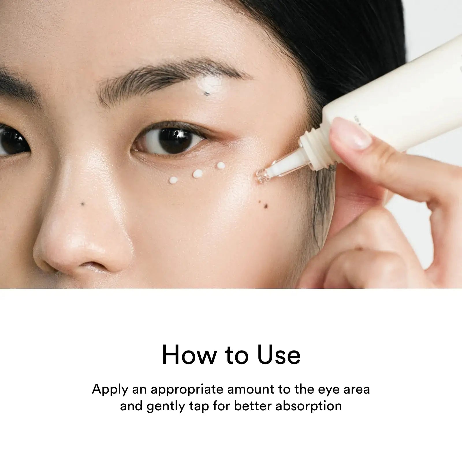 Abib Collagen eye creme Jericho Rose Tube Abib oogcrèmeapplicator die witte stipjes onder het oog aanbrengt