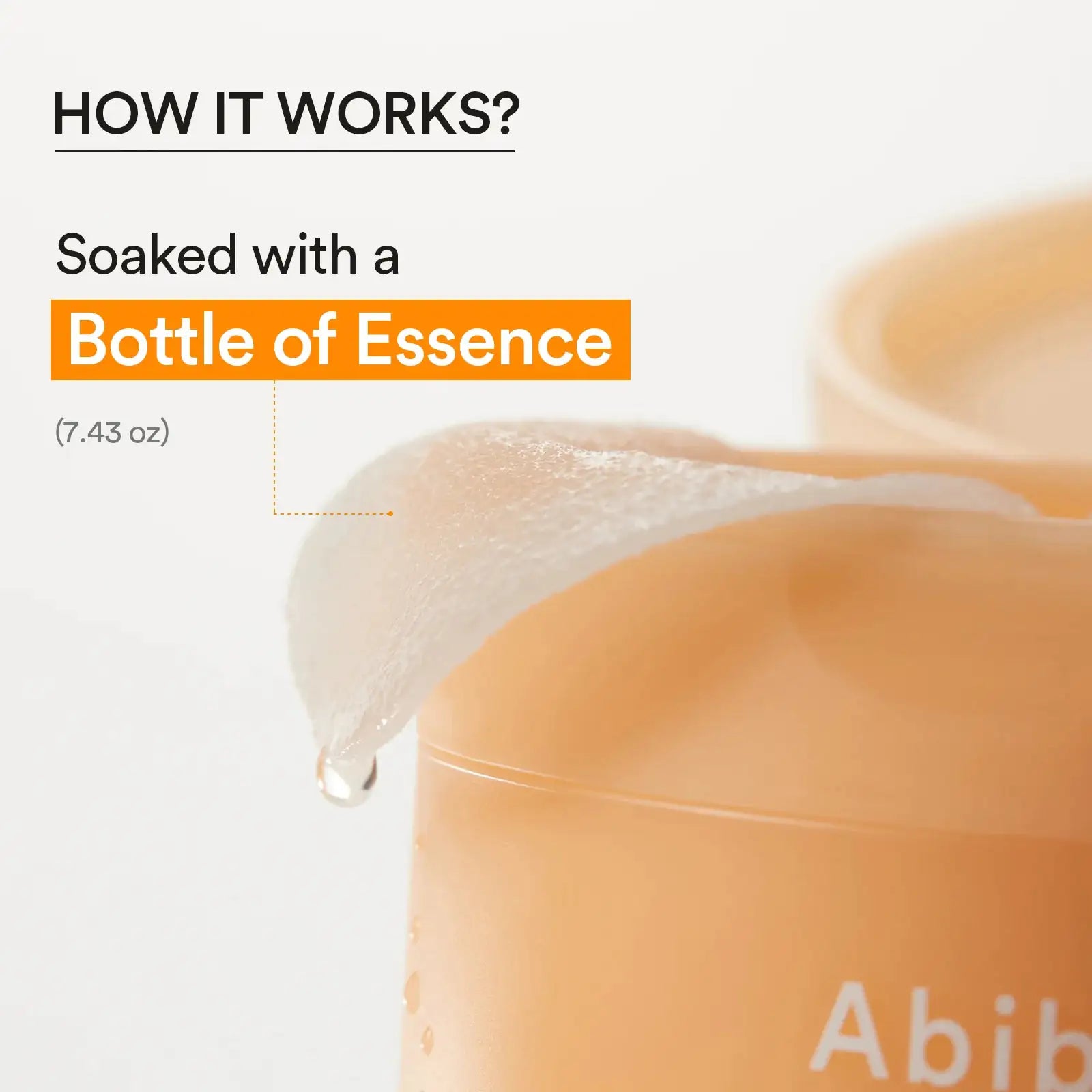 Abib Glutathiosome dark spot pad Vita touch Glutathiosome dark spotpads: doordrenkte pad die boven de pot druppelt