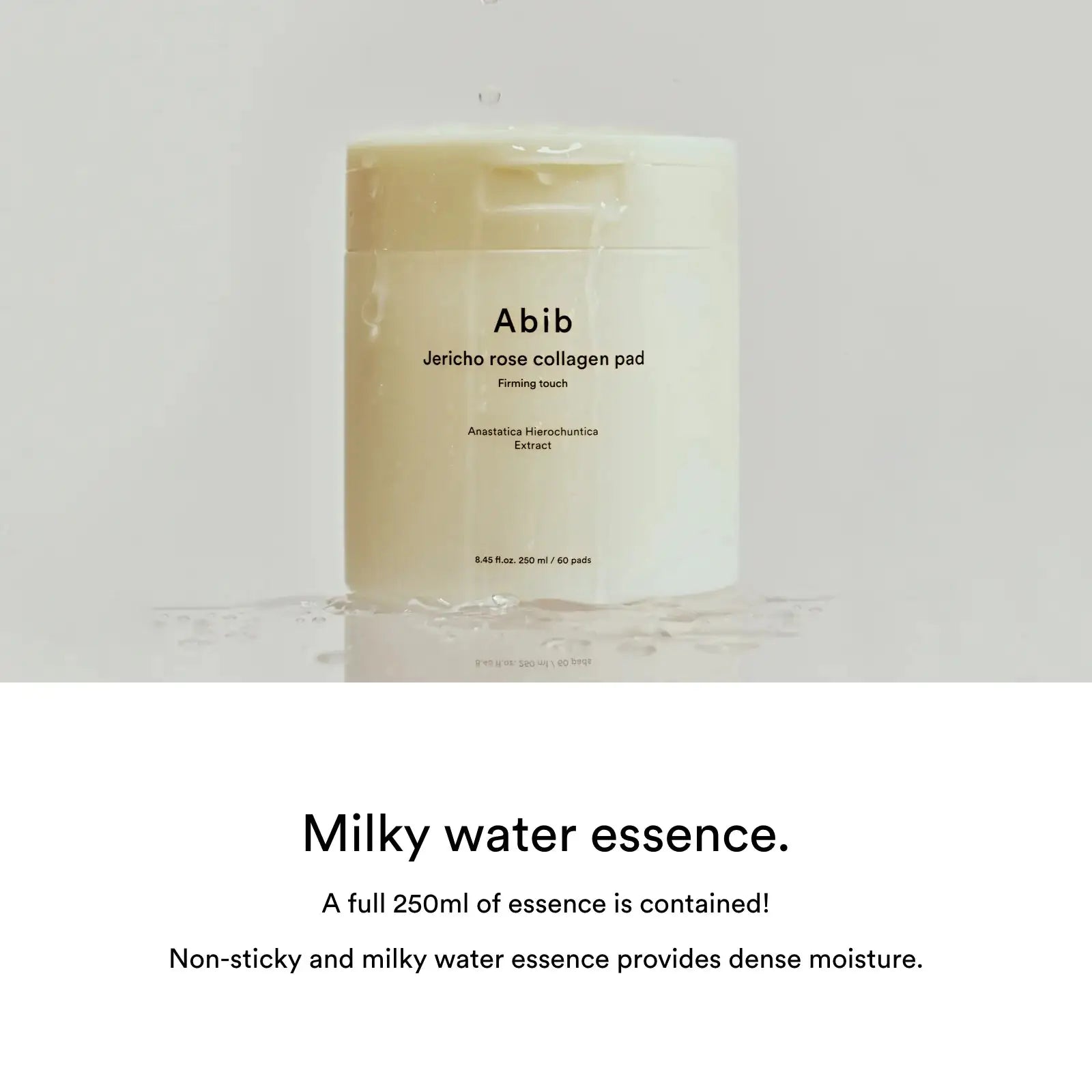 Abib Jericho Rose Collagen Pad Firming Touch Abib Jericho rose collageenpad pot met melkachtige substantie rond de pot