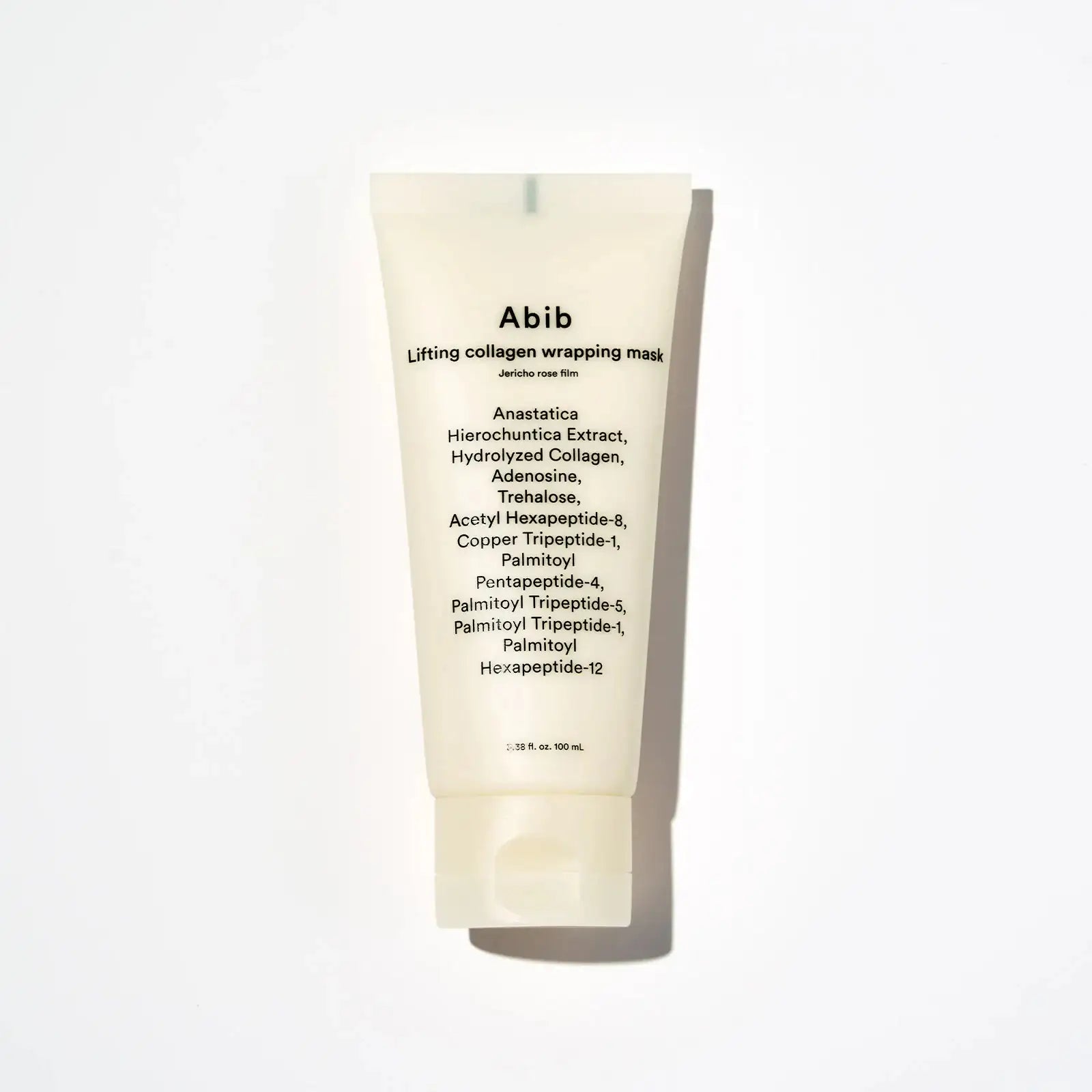 Abib Lifting collagen wrapping mask Jericho rose film Collageen wrappigmasker uit knijptube, lichtbeige, Abib