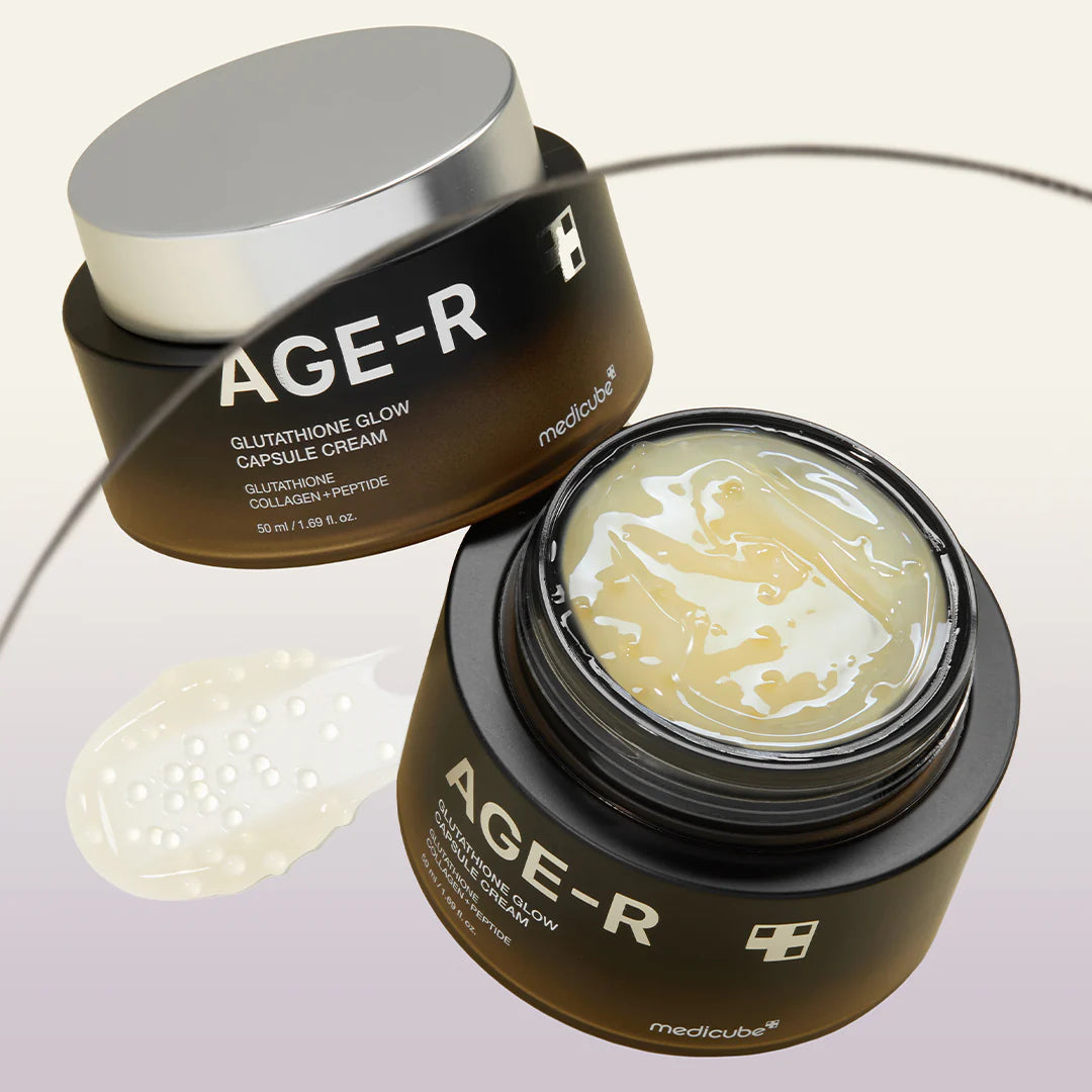 Medicube AGE-R Glutathione Glow Capsule Cream look