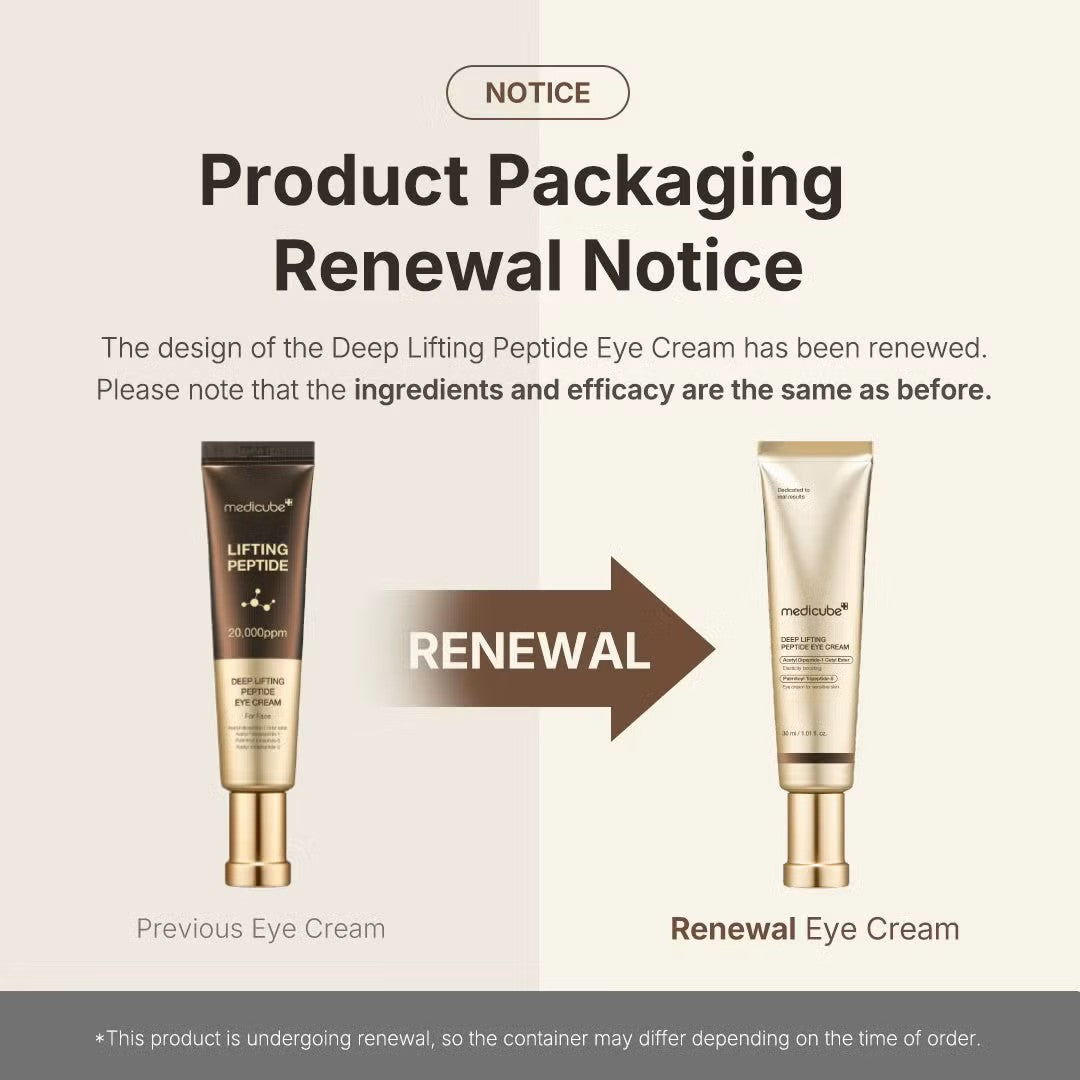 [Medicube] DEEP LIFTING PEPTIDE EYECREAM FOR FACE 30ml