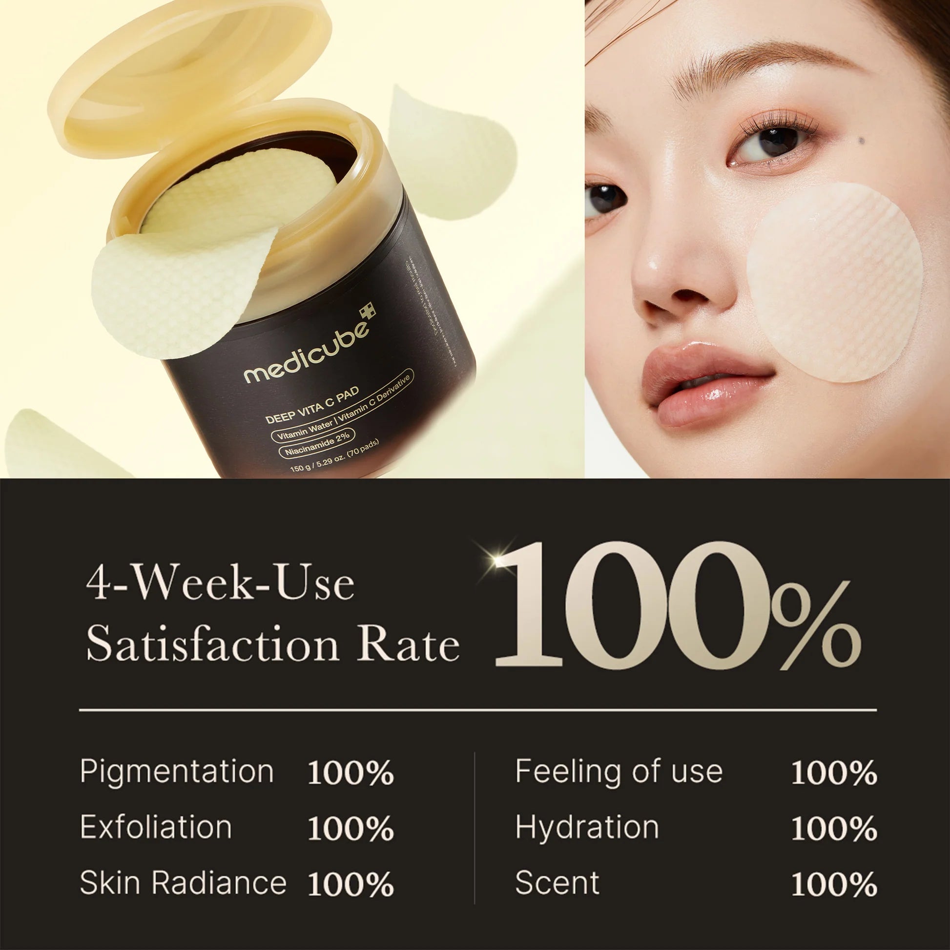 [Medicube] [Renew]DEEP VITA C PAD (70pcs) 4 weeks improvement