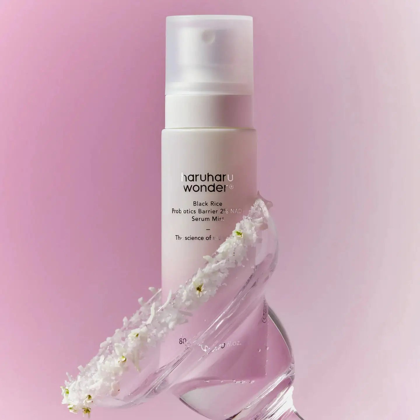 Haruharu WONDER Black Rice Probiotics Barrier NAD+ Serum Mist Serummistfles met schuimende spray en druppels, haruharu wonder®