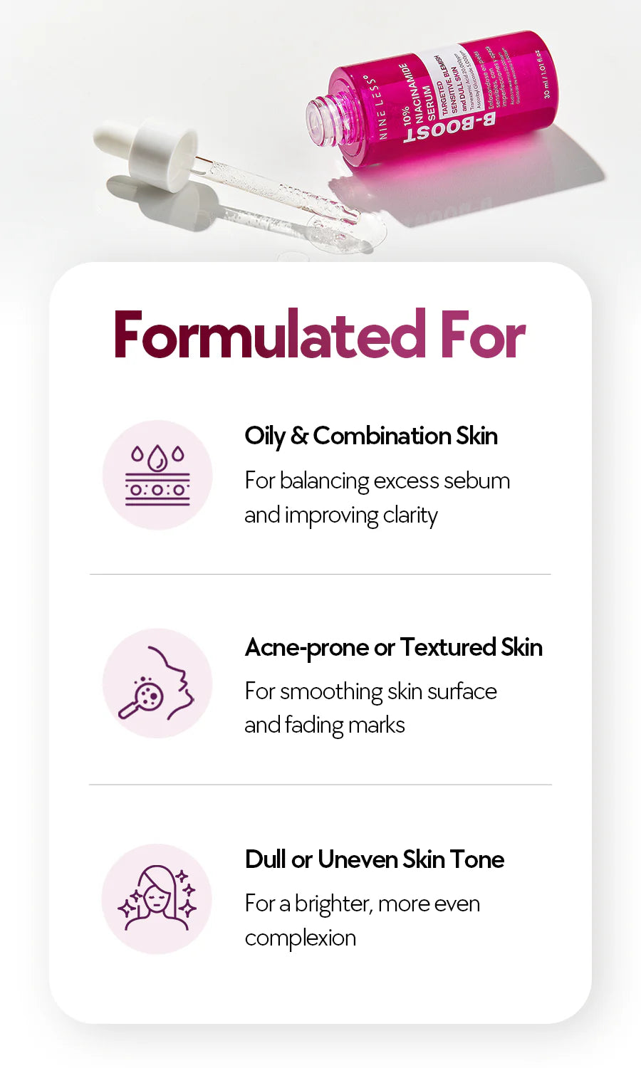 B-Boost 10% Niacinamide Serum 30ml