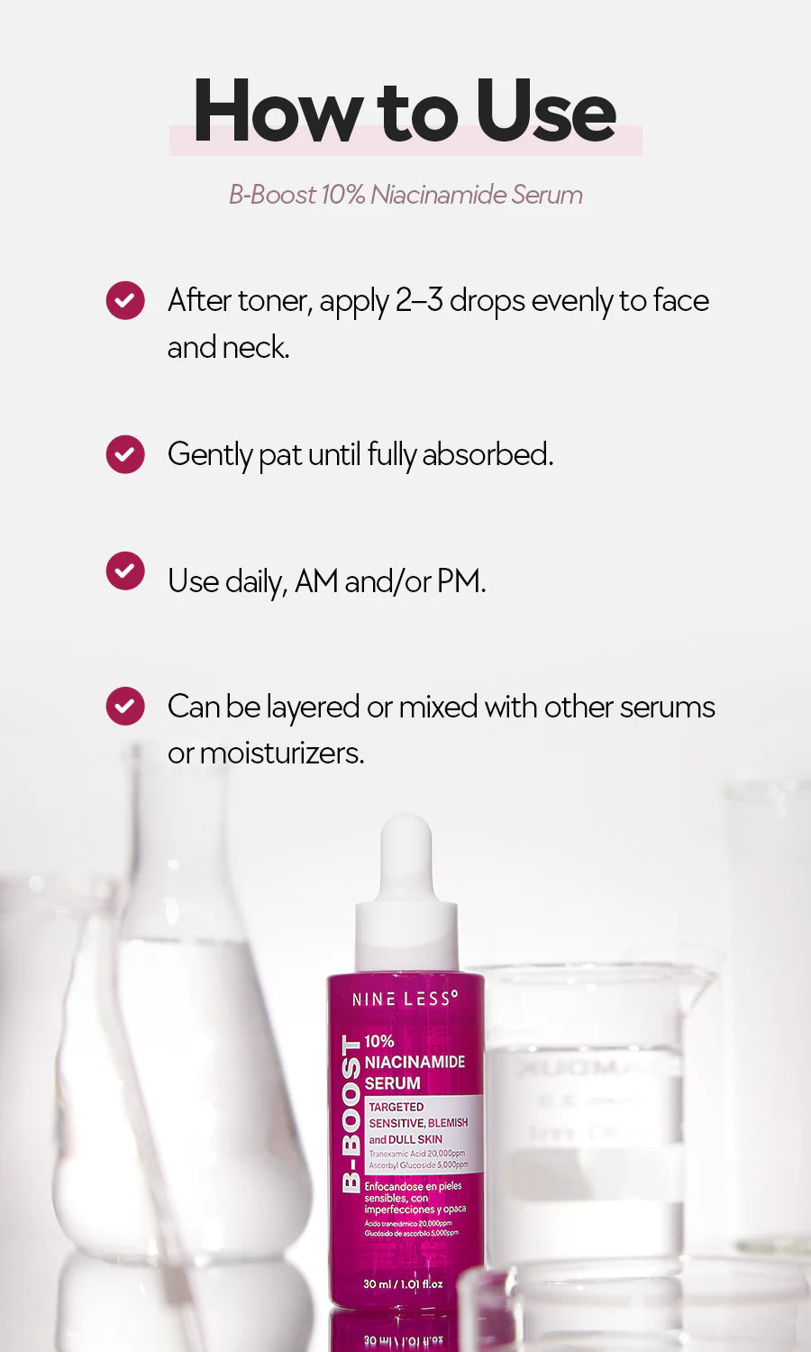 B-Boost 10% Niacinamide Serum 30ml