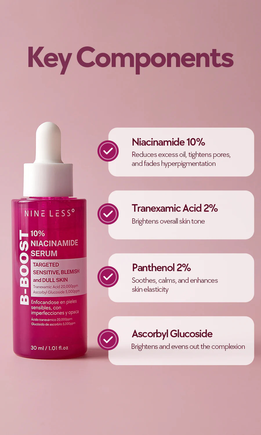 B-Boost 10% Niacinamide Serum 30ml