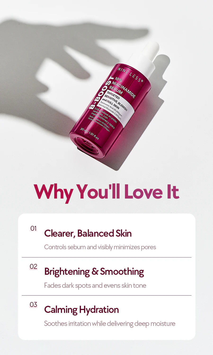 B-Boost 10% Niacinamide Serum 30ml