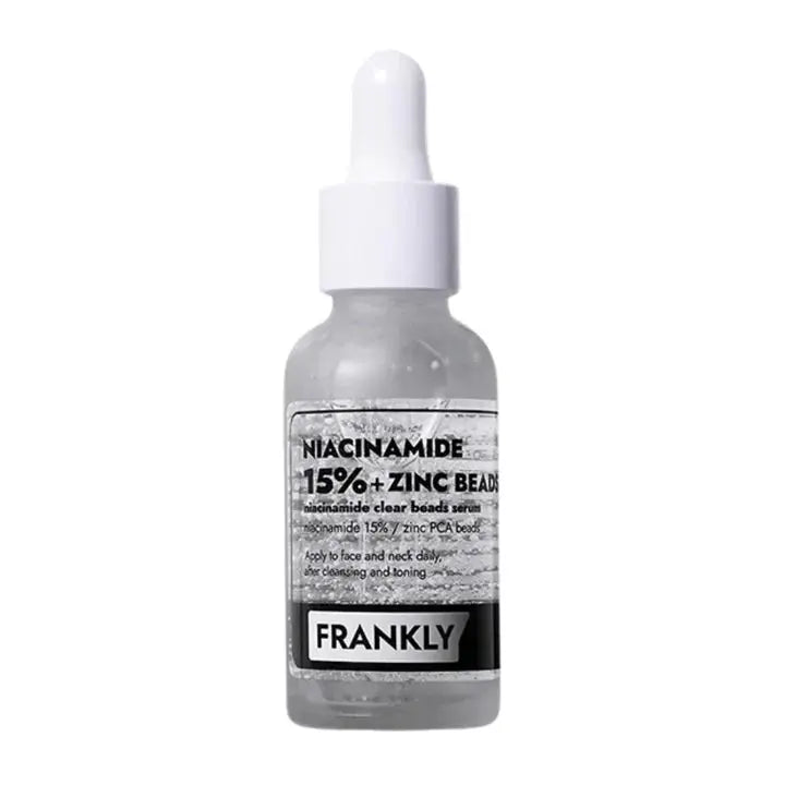 FRANKLY Niacinamide 15% Zinc Beads Serum verpakking