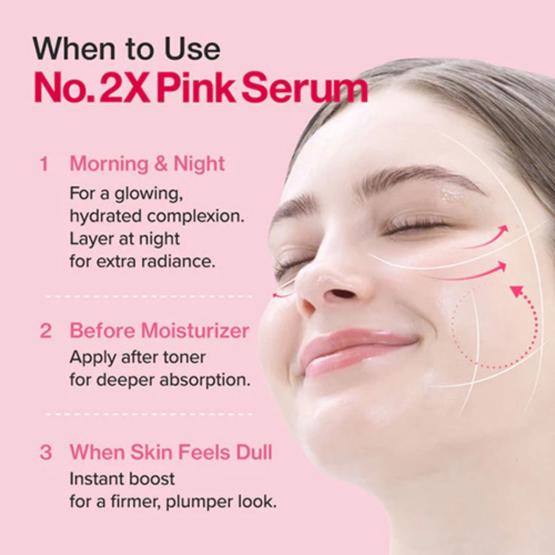 No.2 Rose PDRN Collagen 2X Plumping Serum