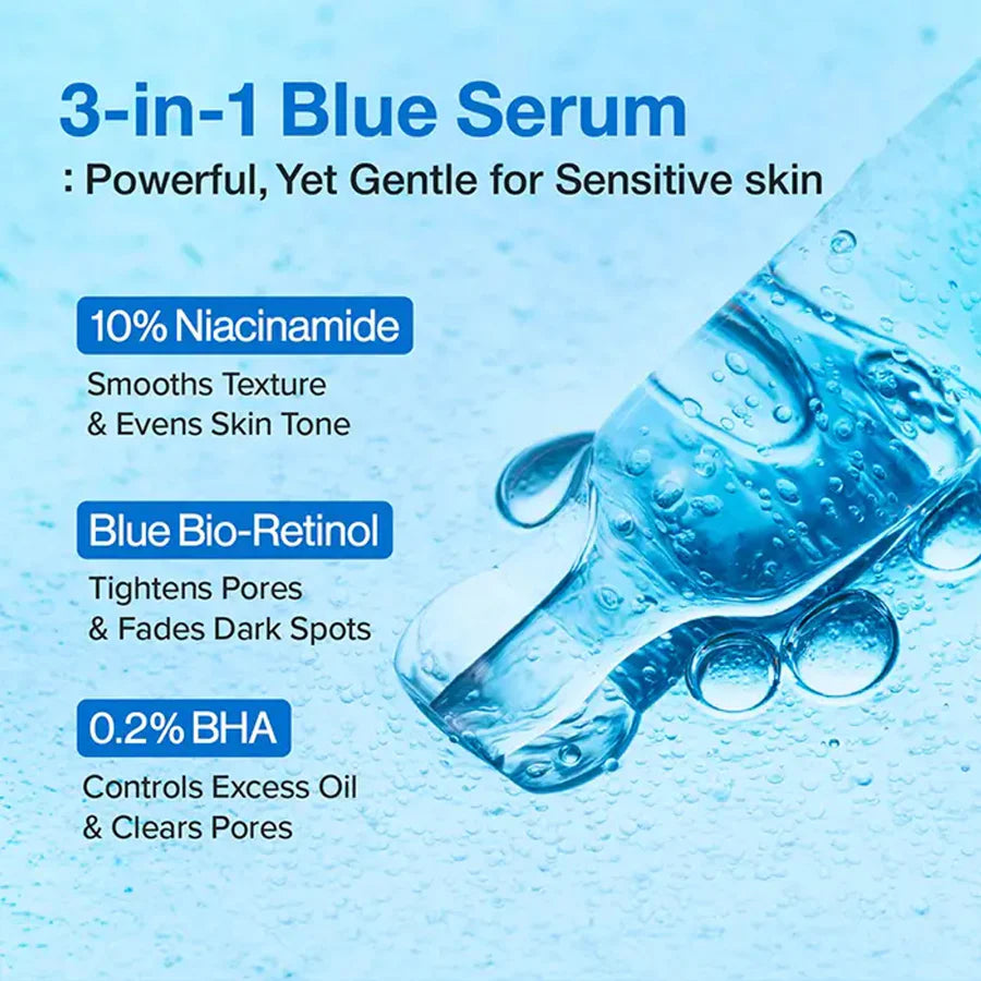 Numbuzin No.3 Blue Bio Retinol Pore Refining Serum ingredienten