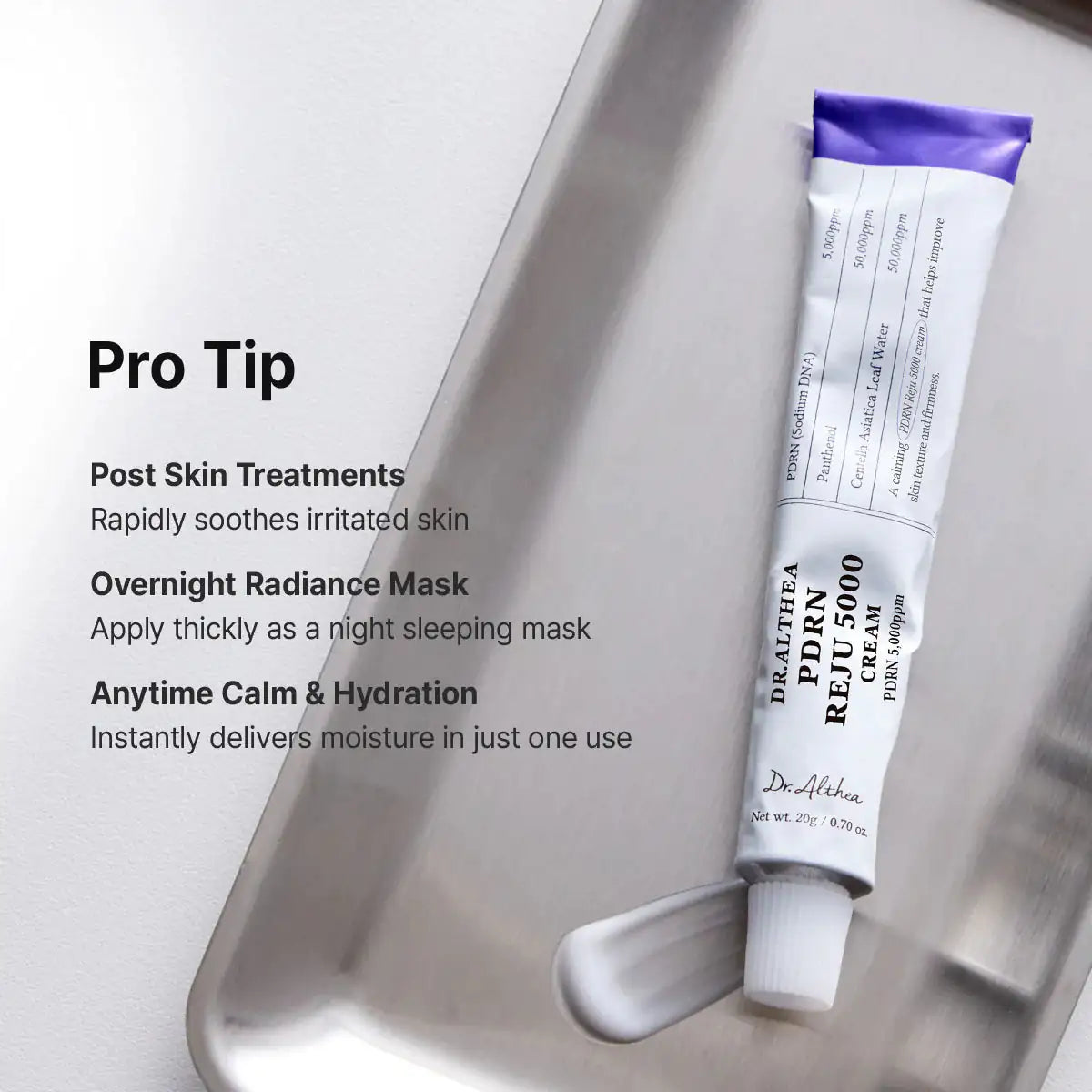 Dr.Althea PDRN Reju 5000 crème tube, wit met paarse dop