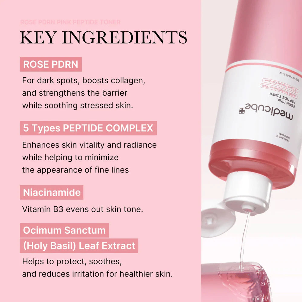 PDRN Pink Cica Soothing Toner INGREDIENTS