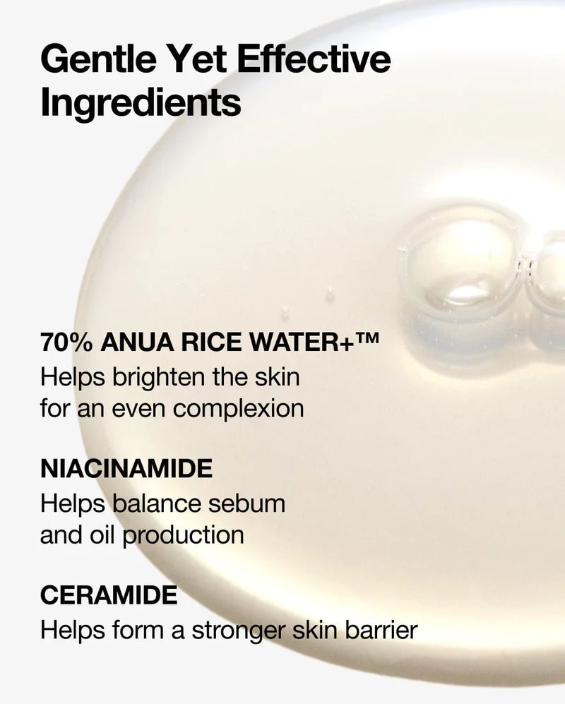 Rice 70 Glow Milky Toner ingredients
