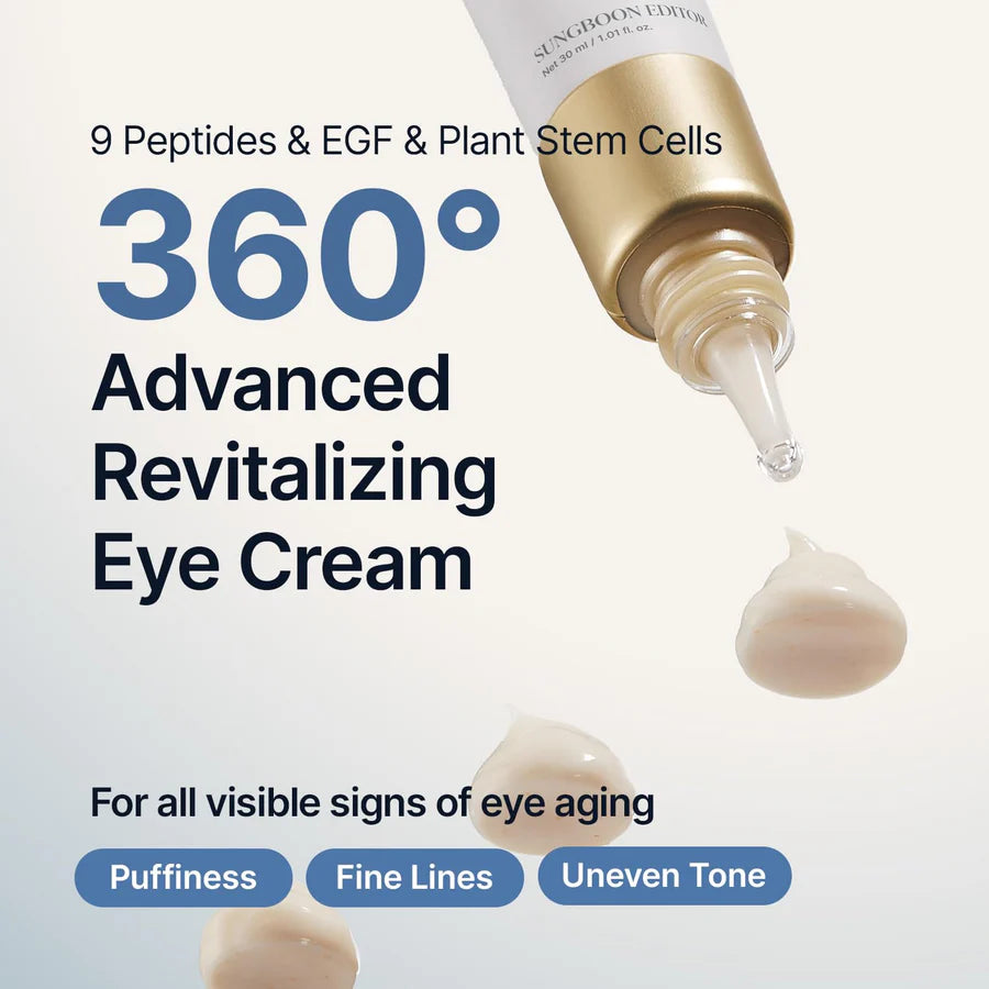 Zijde-peptide EGF intensieve oogcrème met tube die crème uitspuit met dikke druppel