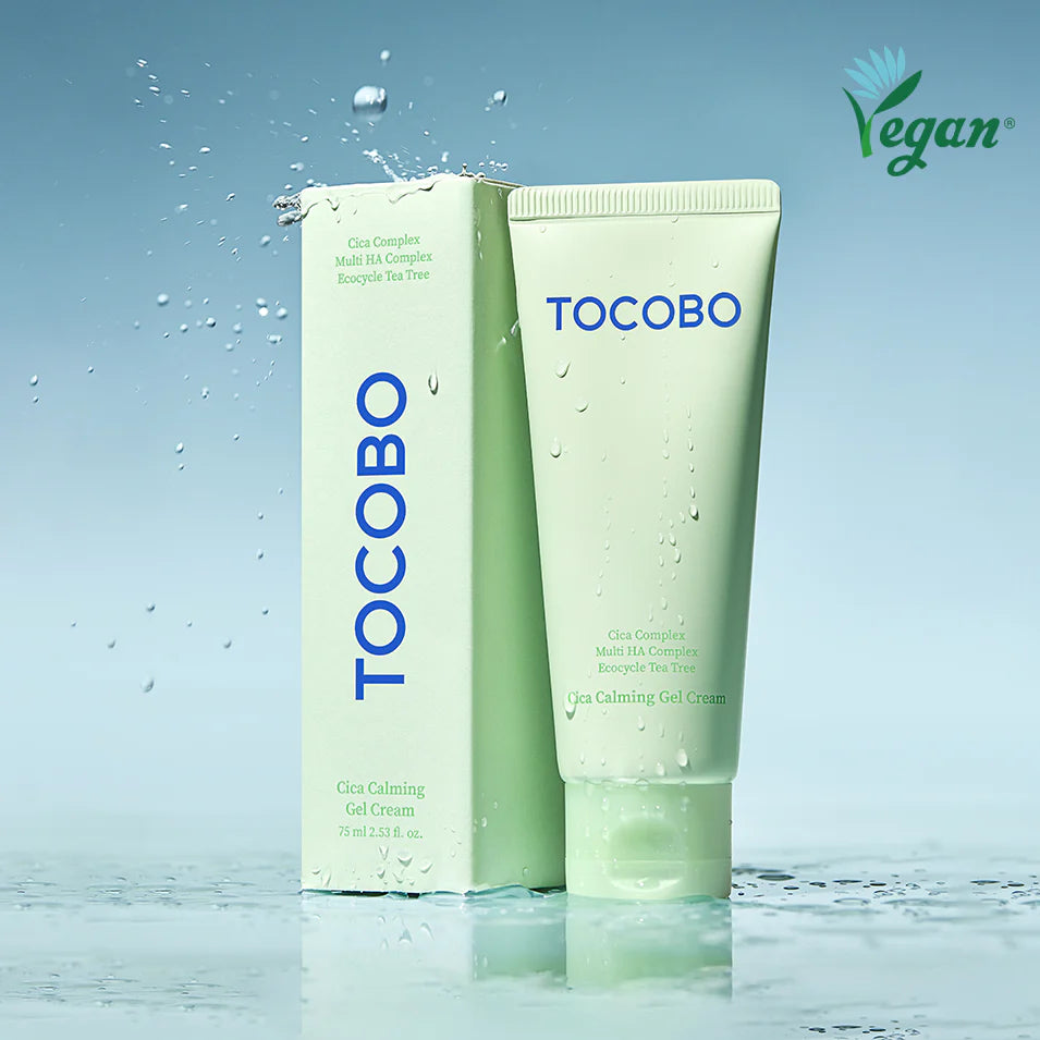  TOCOBO Cica Calming Gel Cream Packaging Vegan 