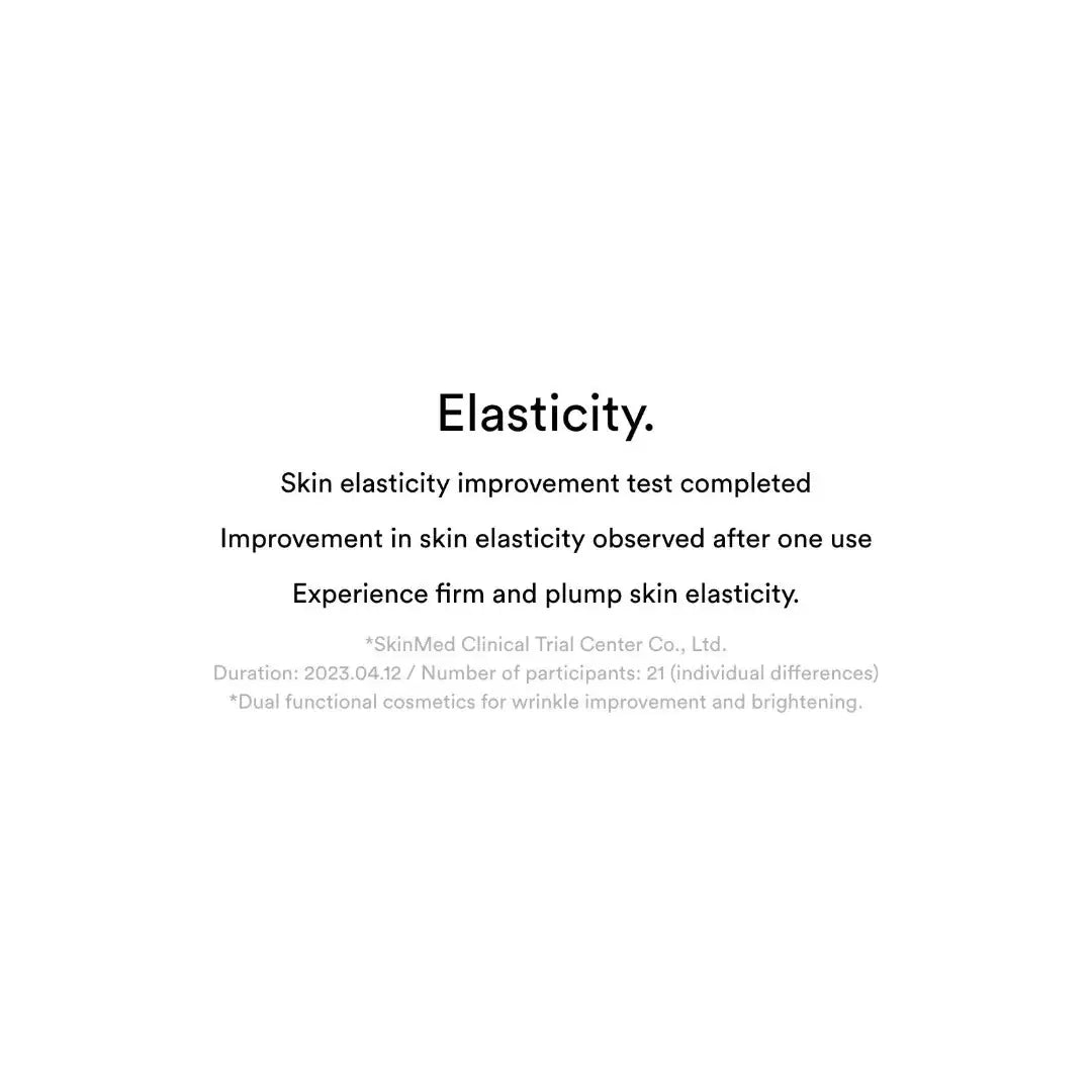 Abib Gummy Sheet Mask Collagen milk sticker Informatieslide 'Elasticity' voor huidelasticiteit bij gummy sheet mask